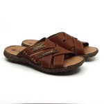 Rieker slipper bruin leder  22090